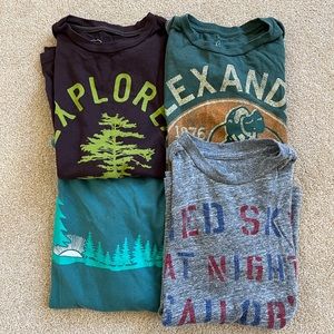 4 Peek Aren’t You Curious Brand boys size large (8) t-shirts. Great condition
